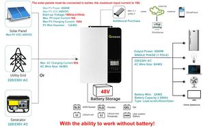 Générateur <span class=keywords><strong>onduleur</strong></span> solaire SPF5000ES monophasé mppt <span class=keywords><strong>onduleur</strong></span> hors réseau dc 48v onduleurs solaires - Product Image 2