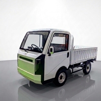 Pick-up électrique sur mesure fabriqué en usine, longue portée, quatre roues motrices, cabine fermée, pick-up électrique 2 places pour livraison urbaine