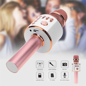 Wholesale Handheld Portable <b>Microphone</b> USB Party Magic Sing Speaker Home <b>Microphone</b> for Sing - Product Image 6