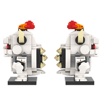Bloques de Construcción MOOXI MOC7848, 245 Piezas, Mario Dry Bowser, Juguetes de Regalo DIY, Bajo MOQ, Educativos, Anime, Sets de Bloques de Construcción, Juguetes para Niños