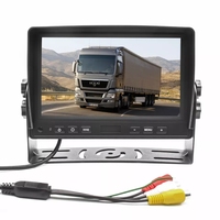 Fábrica personalizada 7 pulgadas 2 canales Tft Lcd Hd Monitor de espejo de coche Pantalla de visión trasera para estacionamiento vista trasera inversa Monitor automático