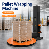 Macchina Automatica per l'Avvolgimento di Pallet in Cartone con Film Estensibile per Pallet in Cartone Ondulato