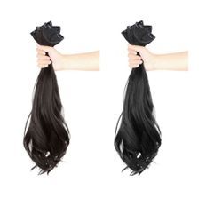Longue vague 30 pouces indien Remy cheveux Clip-In Extensions partie facile Ware 10A Grade teint en 1B & 99J postiche humaine naturelle - Product Image 1