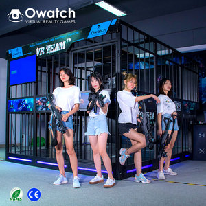 Thiên Tài nhiều người chơi VR Walker 4 đội chiến đấu bắn súng trò chơi Zombie giải trí cho huấn luyện viên thực tế ảo trong nhà sân bay kim loại - Product Image 2