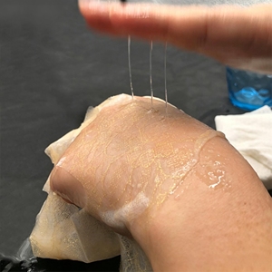 <span class=keywords><strong>Mascarilla</strong></span> Facial de Colágeno Liofilizado Y360 con Encaje Dorado, Material de <span class=keywords><strong>Tela</strong></span> Sólida Desechable sin Agua, Tipo Papel Seco - Product Image 3