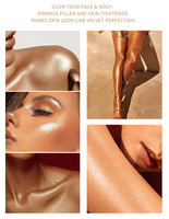 HKH Aceite Iluminador Corporal de Lujo Personalizado con Brillo Radiante, Esencia en Aceite para Maquillaje, Contorno e Iluminación, Aceite con Purpurina, OEM, Marca Privada
