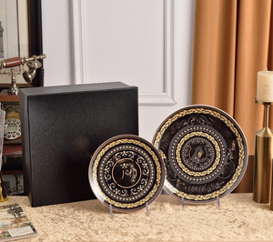 Luxury Plates Royal Business Gifts Dinner Set Bone China 4pcs Set Ceramic <b>Dinnerware</b> Set - Product Image 5