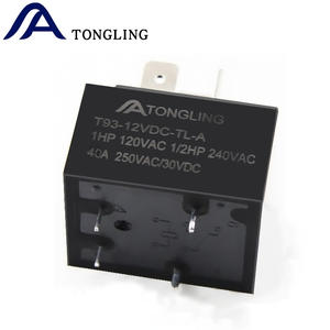 パワーリレーTL T93-1H 1H PCB取り付けDC12V/A 40A 250VAC冷蔵庫用JQX-16F - Product Image 3