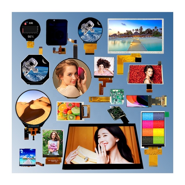 1.28 2.1 2.47 3.4 3.92 3.95 3.97 5 5.5 7 inch LCD Custom FPC Touch Screen TP Square Circular Round Circle Color TFT LCD Display