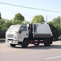 Camion compacteur de déchets JMC Small Mini 6 CBM, camion de collecte des déchets