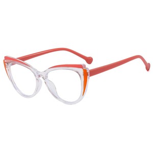 แว่นตา Cat Eye TR90 กรองแสงสีฟ้า ทรงเต็มกรอบ เลนส์ใส แฟชั่นสำหรับทุกเพศ - Product Image 1