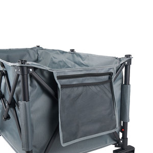 Prix usine facile à transporter pliable Push Pull Wagon Shopping Camping Trolley Wagon - Product Image 4