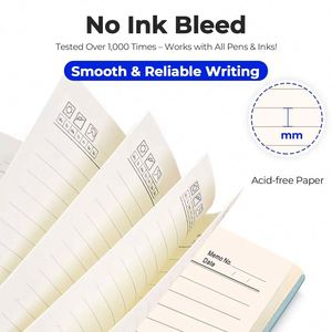 Custom A5 Golden-stamping Hardcover Self-care Journal Classic Good-Quality Thick Paper 100 Sheets Thread Sewing Bound Elegant - Product Image 4