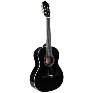 Guitare classique OEM de qualité professionnelle en bois épicéa brillant de 36 pouces avec accessoires de micro pour guitare - Product Image 1
