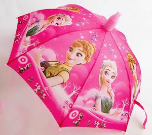 Parapluie pour enfants en pongee anti-goutte, motif dessin animé, en acier, plastique et polyester, impression numérique, pour enfants, parapluie mignon 8K en acier - Product Image 2