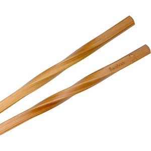 Paquete de 5 <span class=keywords><strong>palillos</strong></span> de bambú retorcidos reutilizables Creativity, <span class=keywords><strong>palillos</strong></span> marrones <span class=keywords><strong>lavables</strong></span> de 20 CM Premium, ecológicos para Asia Food Sushi - Product Image 2