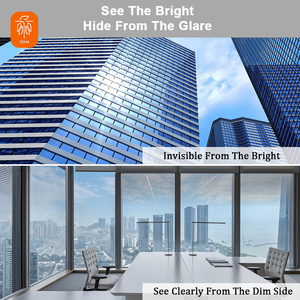 Película Solar <span class=keywords><strong>de</strong></span> Privacidad <span class=keywords><strong>para</strong></span> <span class=keywords><strong>Ventanas</strong></span> con Efecto Espejo Unidireccional, Aislamiento Térmico, Control <span class=keywords><strong>de</strong></span> Calor, Adhesivo Reflectante <span class=keywords><strong>para</strong></span> Bloquear el Sol, <span class=keywords><strong>para</strong></span> Edificios y Casas, Precio al por Mayor - Product Image 5