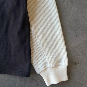 Nhà Sản Xuất Tùy Chỉnh Hai Lớp Dài Tay Áo T Áo Sơ Mi Nặng Bông Mùa Thu Mùa Đông Màn Hình In Thiết Kế Đầy Đủ Tay Áo T-Shirt - Product Image 6