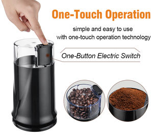 เครื่องบดกาแฟไฟฟ้าแบบพกพาพร้อมตัวเครื่องพลาสติก เครื่องใช้ในครัว<span class=keywords><strong>บด</strong></span>ละเอียดขนาดเล็ก - Product Image 5