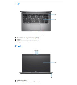 Dell Latitude 5430 Intel vPro Enterprise ใหม่และดั้งเดิมพร้อม i7-1265U Intel Core 12th 1.80 GHz 2x32 GB DDR4