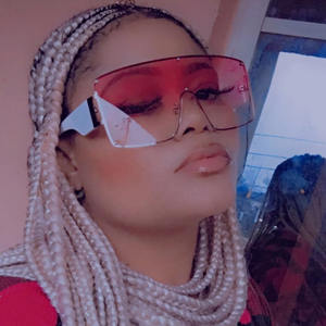 2024 Unique surdimensionné une pièce bouclier lunettes <span class=keywords><strong>de</strong></span> soleil femmes Vintage dégradé noir clair lunettes femme Rivet grandes nuances bleu rose - Product Image 3