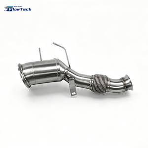 High Performance for BMW B58 X5 X6 735 740 3.0T Downpipe with OPF High Flow Stainless Steel Turbocharger Exhaust Pipe <b>polishing</b> - Product Image 4