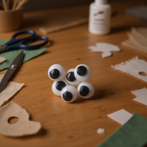 Adesivi per occhi Ilan da 25 mm per progetti creativi, confezione da 6 pezzi - Product Image 3