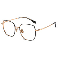 Lunettes de vue nouveau style ultra-légères en titane pur, monture carrée vintage à cerclage complet, lunettes polyvalentes pour femmes, verres PC 8003