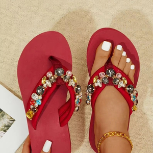 Sandalias de verano Nuevos zapatos planos de mujer - Product Image 1