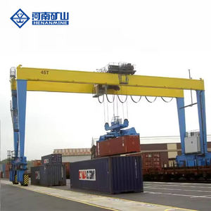 40 tonnes 45 tonnes Conteneur d'expédition Grue <span class=keywords><strong>de</strong></span> levage Pneu en caoutchouc Conteneur <span class=keywords><strong>Portique</strong></span> Grue Prix - Product Image 6