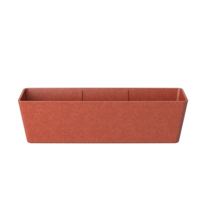 Pioneera-Macetas biodegradadas ecológicas de Fibra vegetal de 42cm, maceta de riel para balcón, caja de ventana decorativa - Product Image 2