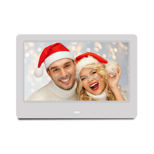 Pros 7 Inch Digital Photo Frame LCD IPS HD <strong>Screen</strong> Digital Picture Frame With Remote Control Music Video Clock <strong>Calender</strong> Functions - Product Image 1