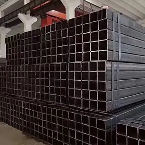 Q235 Black Iron Rectangular Pipe Welded Square Pipe Hollow Section Carbon Steel Pipe