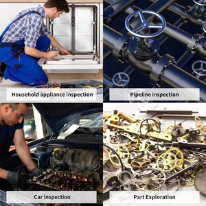 กล้องเอนโดสโคป 1080p HD บันทึกวิดีโอได้ ไฟ LED ปรับได้ 8 ดวง สายงูกึ่งแข็งยาว 16.4 ฟุต IP67 กันน้ำ มองเห็นในเวลากลางคืน รองรับ <span class=keywords><strong>IOS</strong></span> - Product Image 5