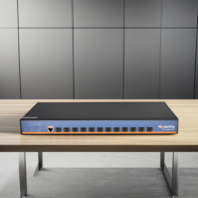 12 Port 10G Managed Ethernet Switch POE Gigabit Network Switches QoS Snmp SFP Fiber Port VLAN Function Desktop Stock Layer 3