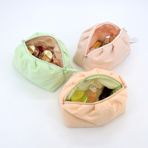<strong>Simple</strong> Cloud Semicircle Microfiber Large Zipper Candy Pattern <strong>Cute</strong> Fashion Cosmetic Bag <strong>Makeup</strong> Pouch - Product Image 5