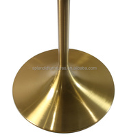 Pied de Table en titane doré avec Base tulipe