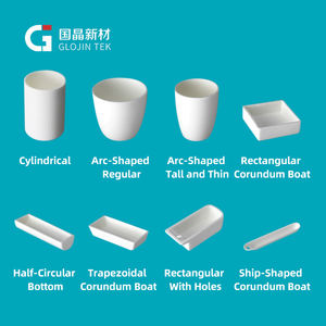 ألومينا بوتقة سيراميك مربعة متكلس <span class=keywords><strong>Al2O3</strong></span> للتحليل الحراري بوتقة حرارية - Product Image 6