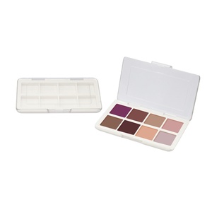 Palette de fards à paupières 8 couleurs en gros, logo personnalisé, 0,8 g*9, conteneur cosmétique vide, forme carrée, boîtes à poudre, blush, fournisseur de logo - Product Image 1