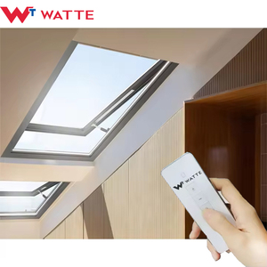 Lucernario elettrico motorizzato in lega di alluminio luce diurna operabile per copertura <span class=keywords><strong>finestra</strong></span> di vetro isolante per casa Villa <span class=keywords><strong>tetto</strong></span> inclinato - Product Image 6