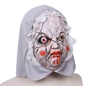 Groothandel exclusieve masker-Demon Baby Meisje Groothandel Hoge Kwaliteit Evil Baby Horror Gezichtsmasker Halloween Masker Ontwerp Exclusieve Dimond Partij Masker