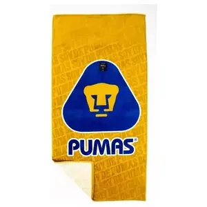Serviette de plage officielle du club de football UNAM Hilasal Pumas, 100% coton, 147x74 cm, design sportif, fabriquée au Mexique - Product Image 4