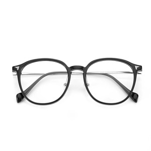 Montures de lunettes rondes Danyang pour femmes, verres larges en résine, protection contre la lumière bleue 01247 - Product Image 1