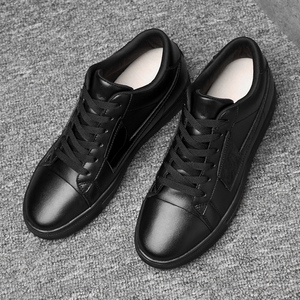 Zapatillas de cuero genuino para hombre, zapatos casuales con alzas, calzado que aumenta la altura, plantilla que aumenta la altura 8CM, deportivas - Product Image 5