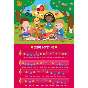Livre sonore interactif pour enfants avec des chansons de <span class=keywords><strong>piano</strong></span> à suivre, livre éducatif pour les tout-petits, livre d'apprentissage musical précoce - Product Image 5