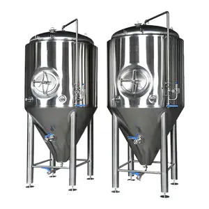 Fermentador de cerveja de 500 litros, equipamento de brewing de aço inoxidável de 1000l com micro cerveja