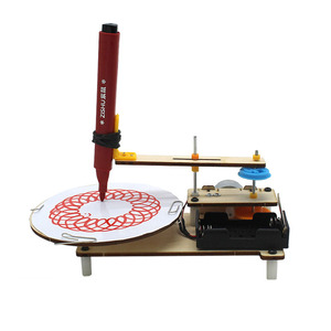 Kit di Costruzione Modelli in Legno, Metallo e Plastica, Plotter Automatico per <span class=keywords><strong>Disegno</strong></span>, Progetto STEM per Club Scientifici Scolastici ed Educazione Domestica - Product Image 1