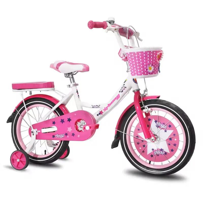 Xthang vente chaude 12 14 16 18 pouces vélo pour filles à vitesse unique avec siège arrière bisicleta vélo pour enfants vélo pour enfants pour enfant