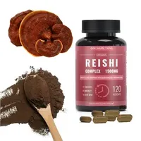 Ganoderma lucidum Spore Power Extract lingzhi Capsules de champignons Reishi bio Capsule de poudre de spores cassées