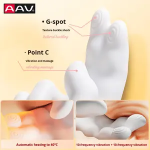 Vibrador de silicona insertable para el punto G de mano derecha, recargable por USB, 10 frecuencias, orgasmo instantáneo, estimulación del clítoris - Product Image 4